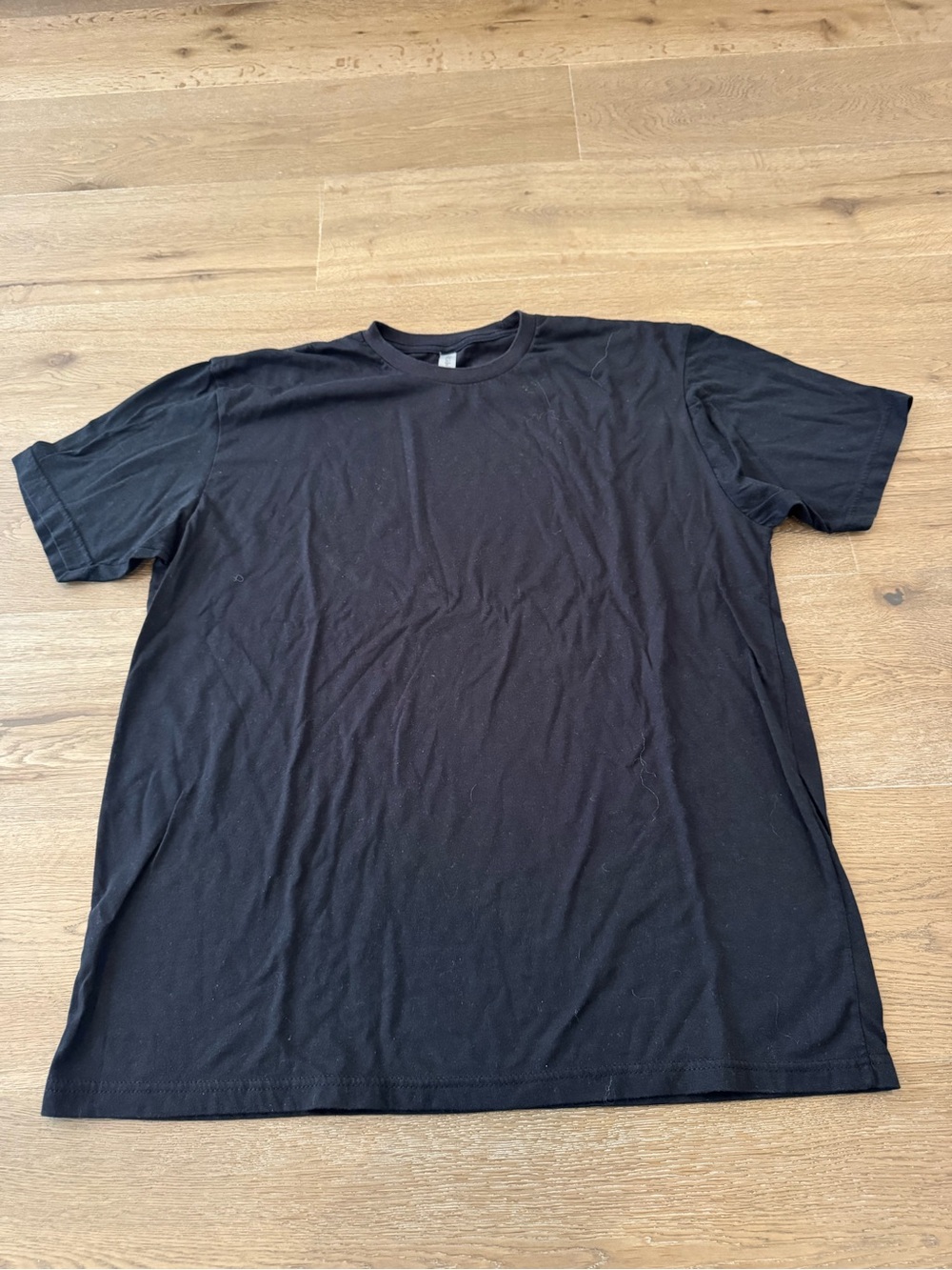 Next Level Apparel Black Short Sleeve Crewneck Tee
